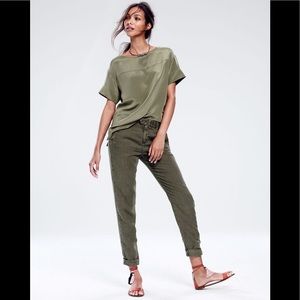 J Crew Collection Luxe Silk Top